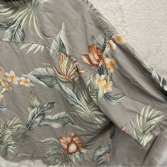 Jamaica Jaxx men’s Hawaiian silk shirt button up short sleeve XL vacation - Picture 3 of 9